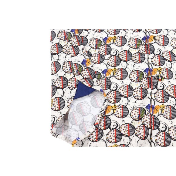 Luchiano Visconti Printed Long-Sleeve Woven Shirt, Small * men977 - Picture 2 of 5